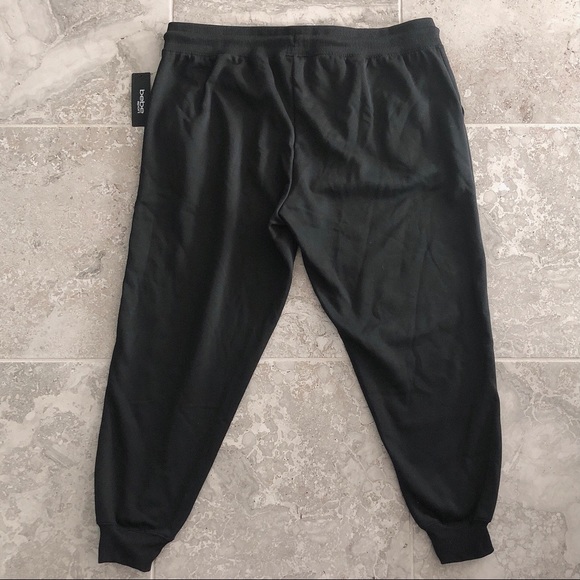 Bebe Sport Jogger Pants with Pockets in Black, Size 3X New w/Tag Retail $84 - Picture 2 of 9